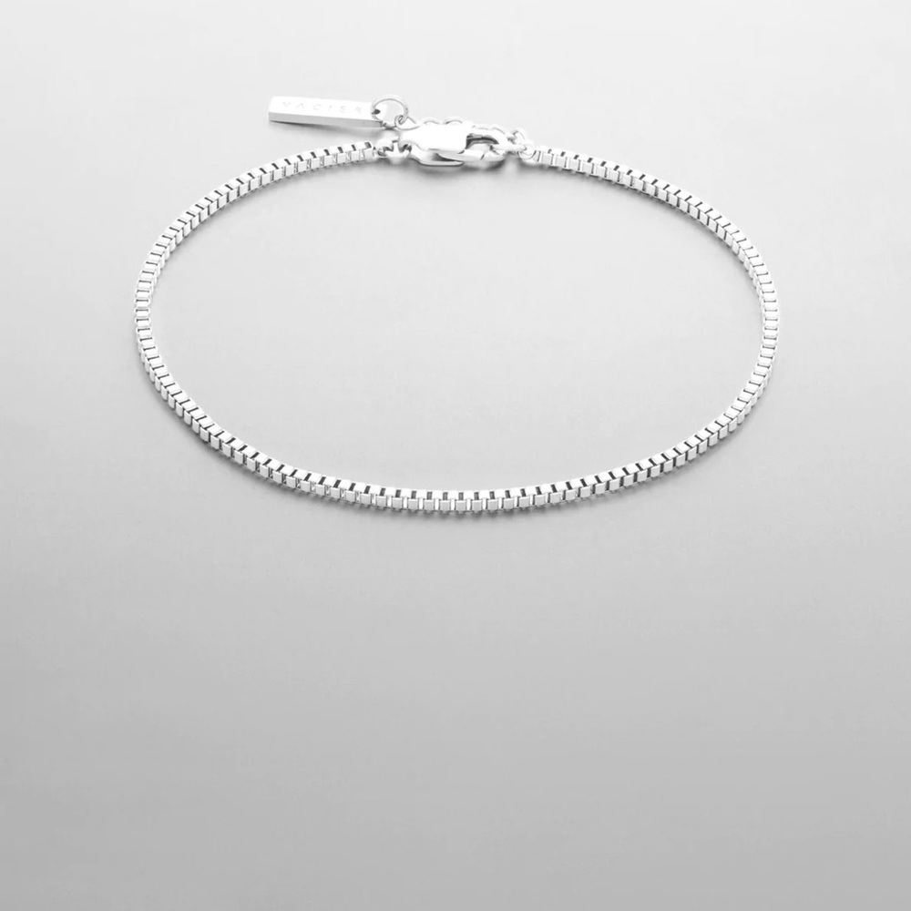 Xxl Vacier box chain bracelet